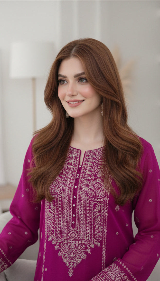 Laaj Embroidered - 3pc