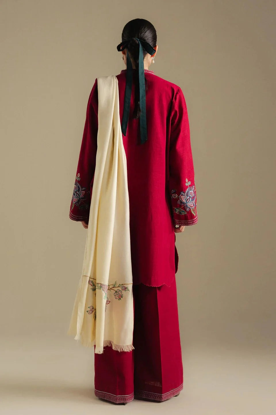 Zarposh Embroidered 3pc