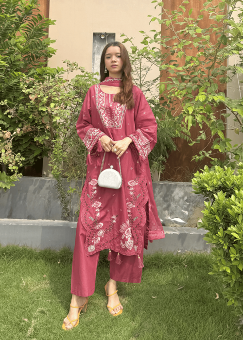 Azeen Embroidered - 3 pcs