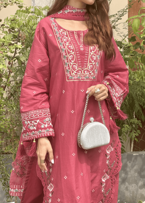 Azeen Embroidered - 3 pcs