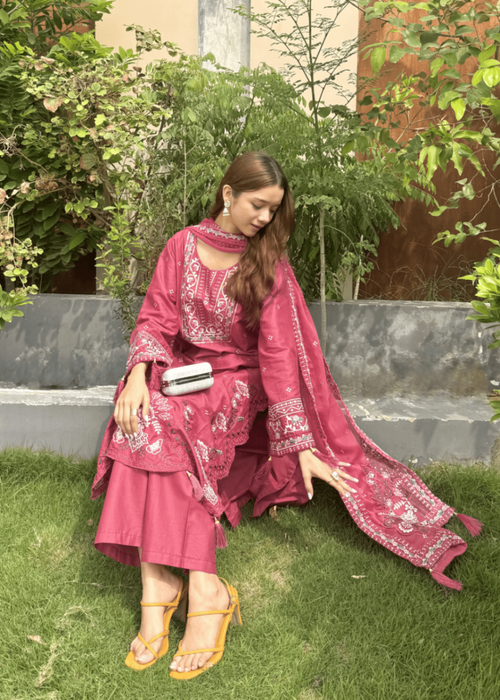 Azeen Embroidered - 3 pcs