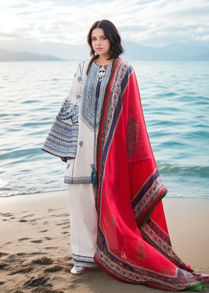 Jugnu Embroidered - 3pcs Dress