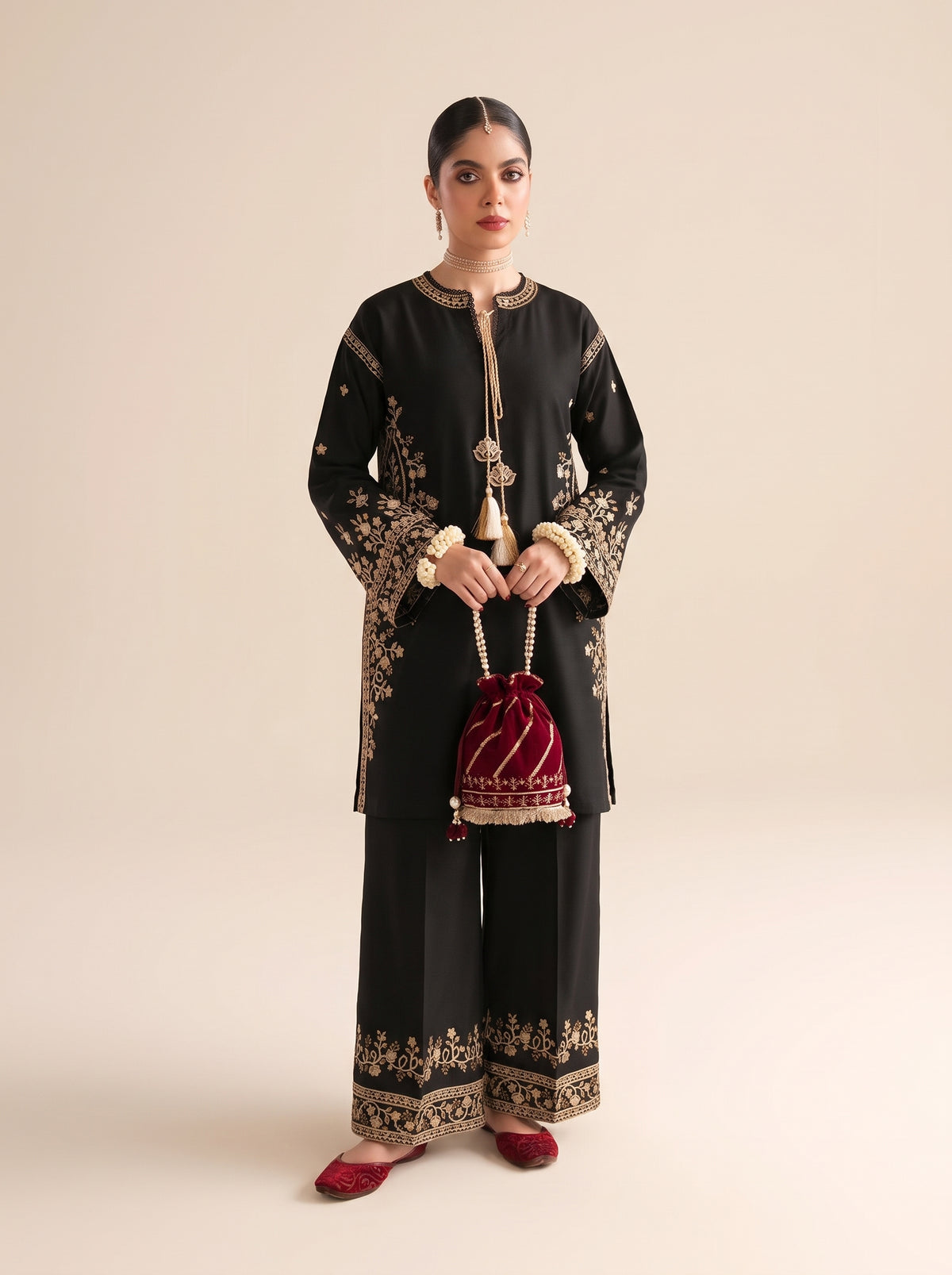 Sajal Embroidered -2pc