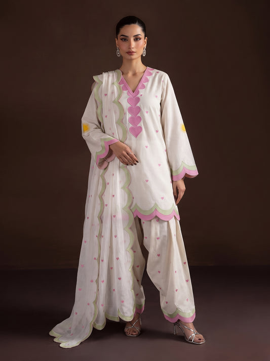 Sahiba White - 3pc