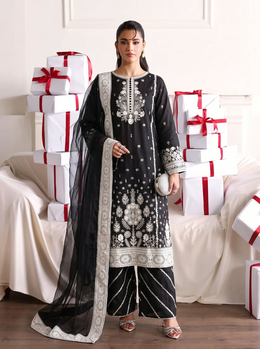 Dilbar Embroidered - 3pc