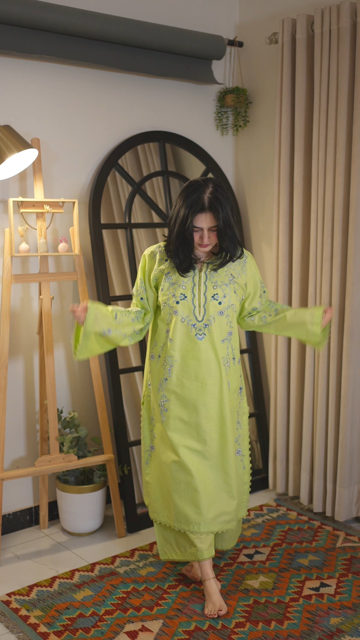 Neemal Embroidered-3pc