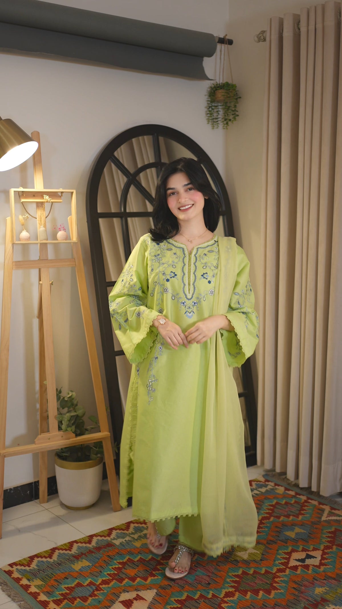 Neemal Embroidered-3pc
