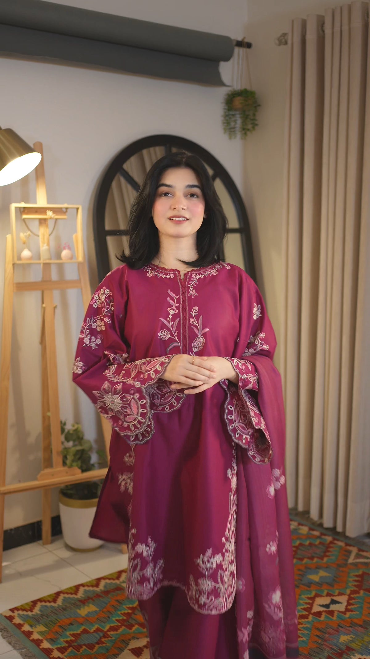 Zohra Embroidered -3pc