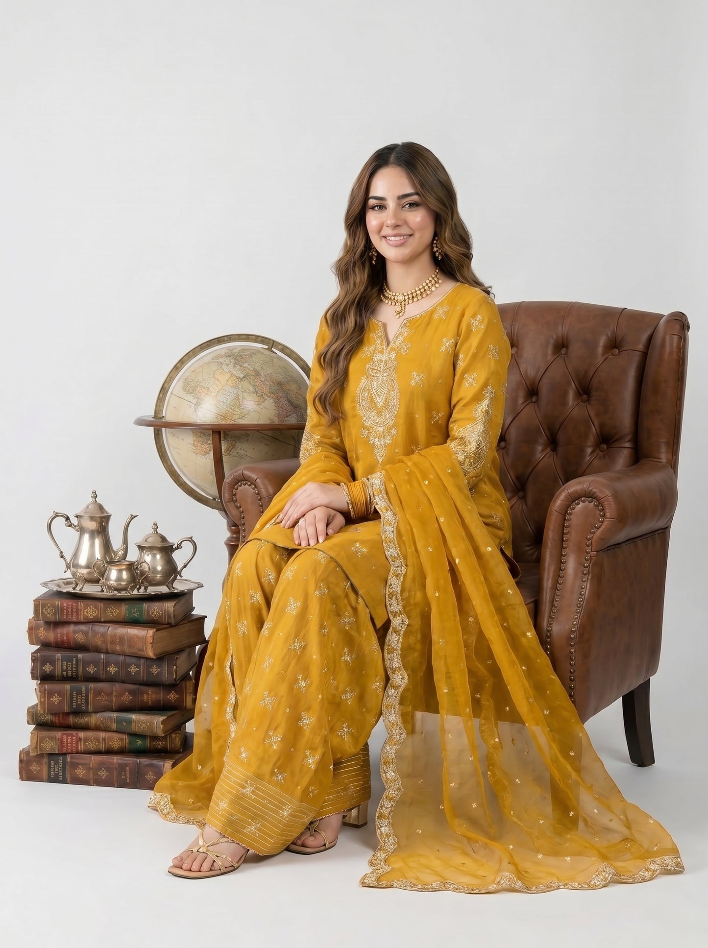 Almas Embroiderd 3pc - Lawn