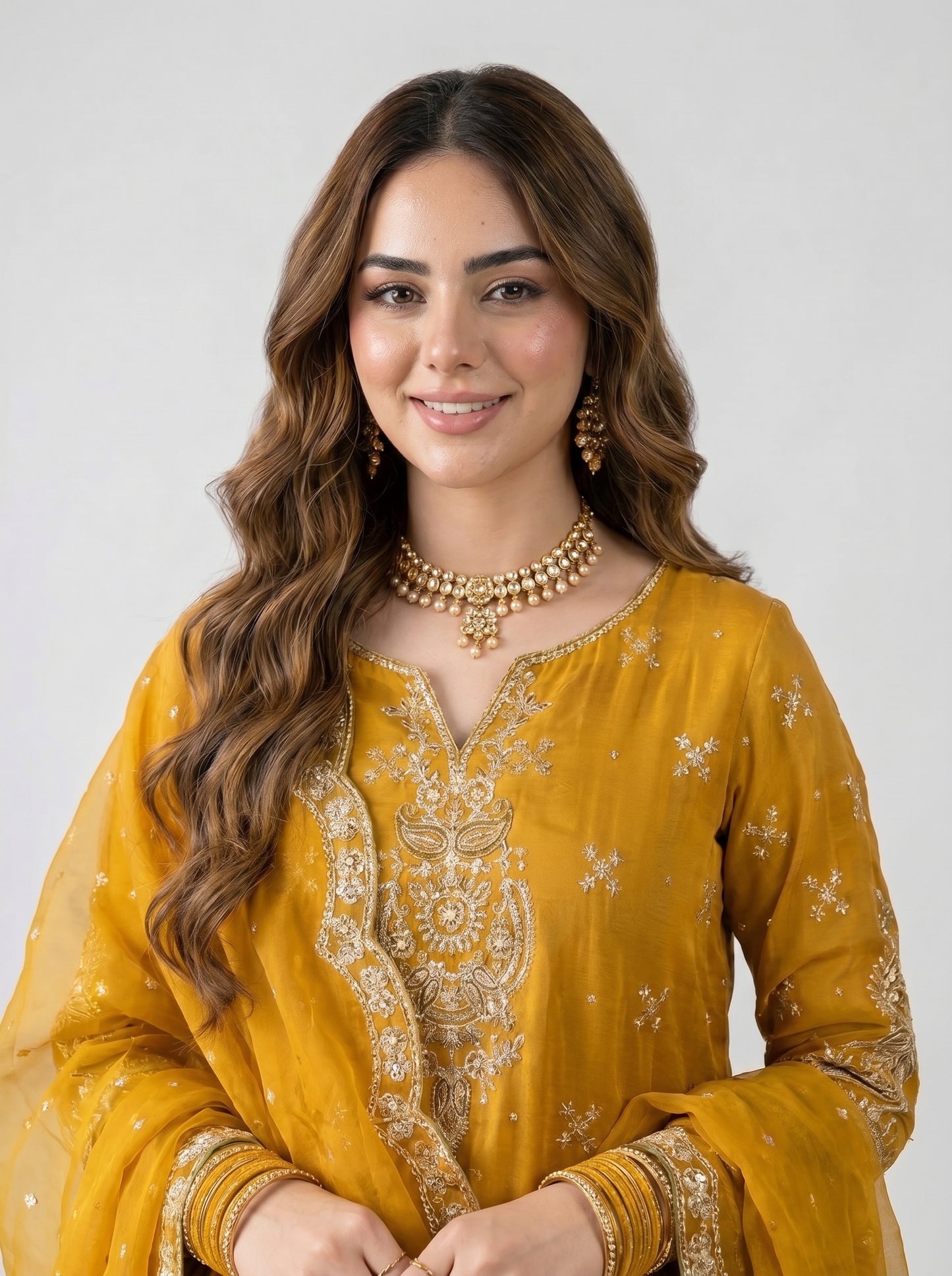 Almas Embroiderd 3pc - Lawn