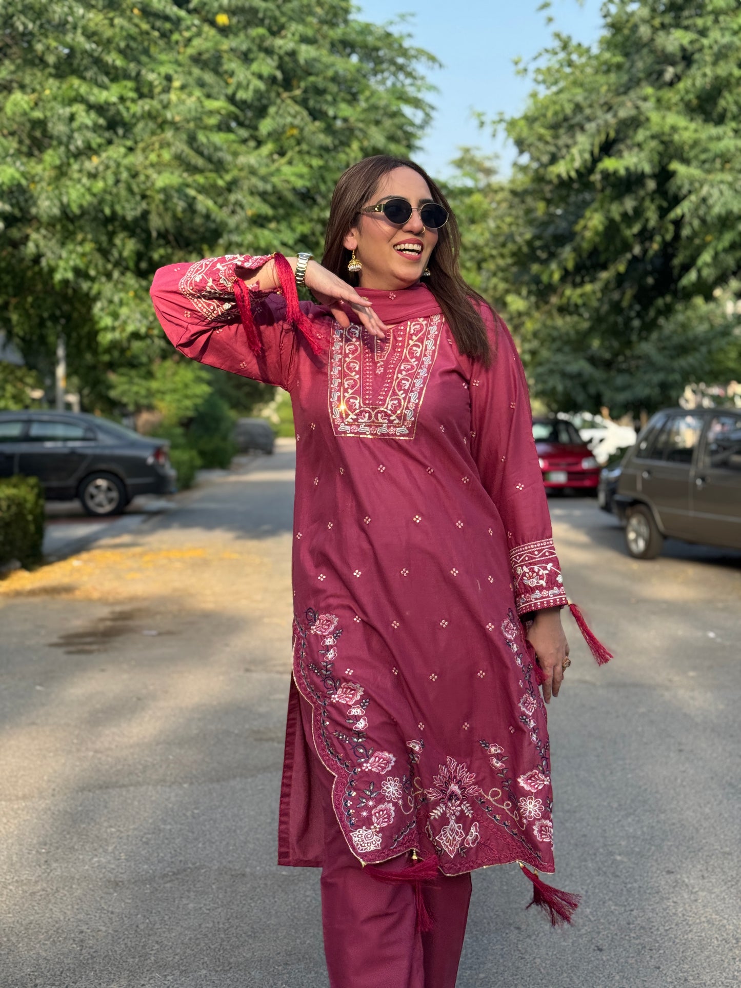Azeen Embroidered - 3 pcs