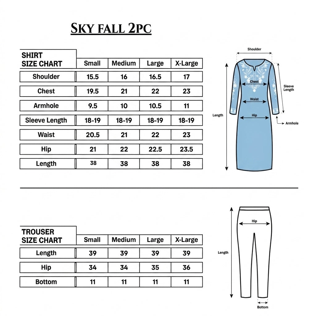 Sky Fall - 2pc