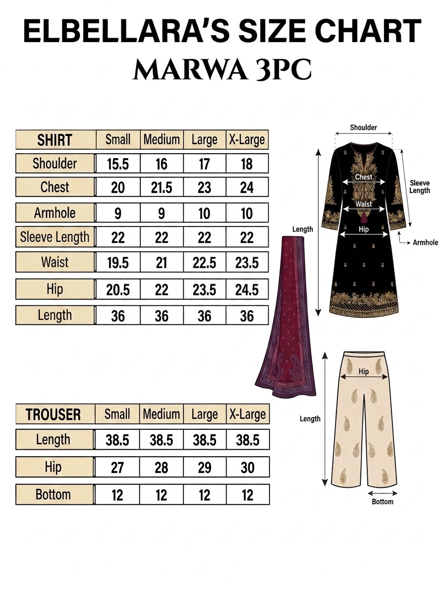 Marwa - 3pc