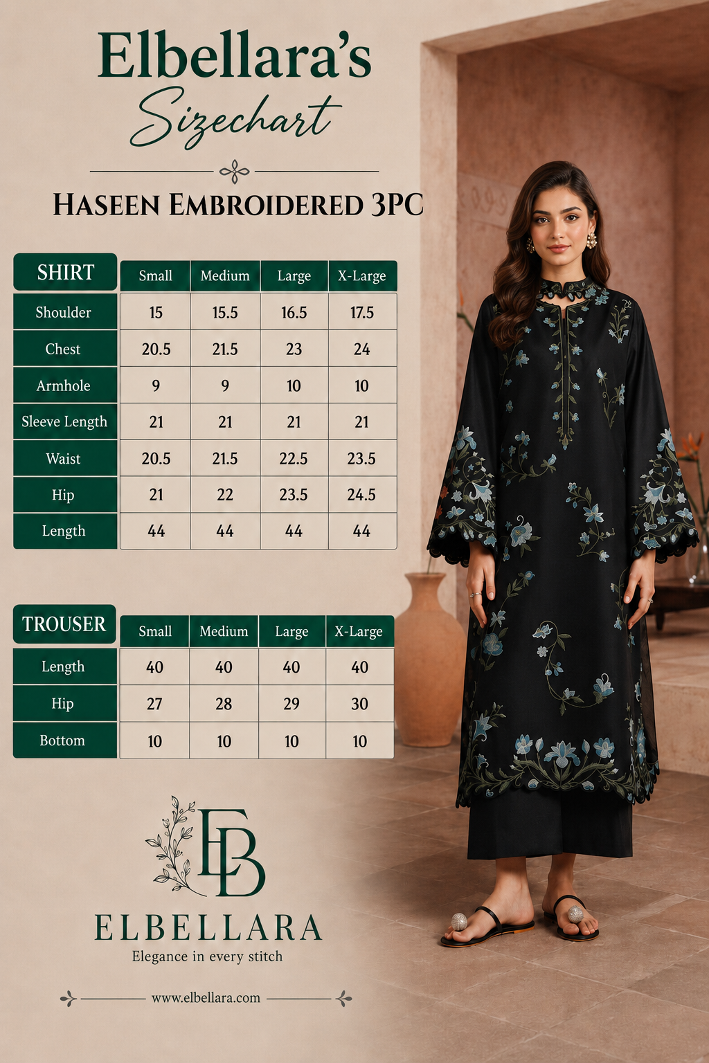 Haseen Embroidered-3pc