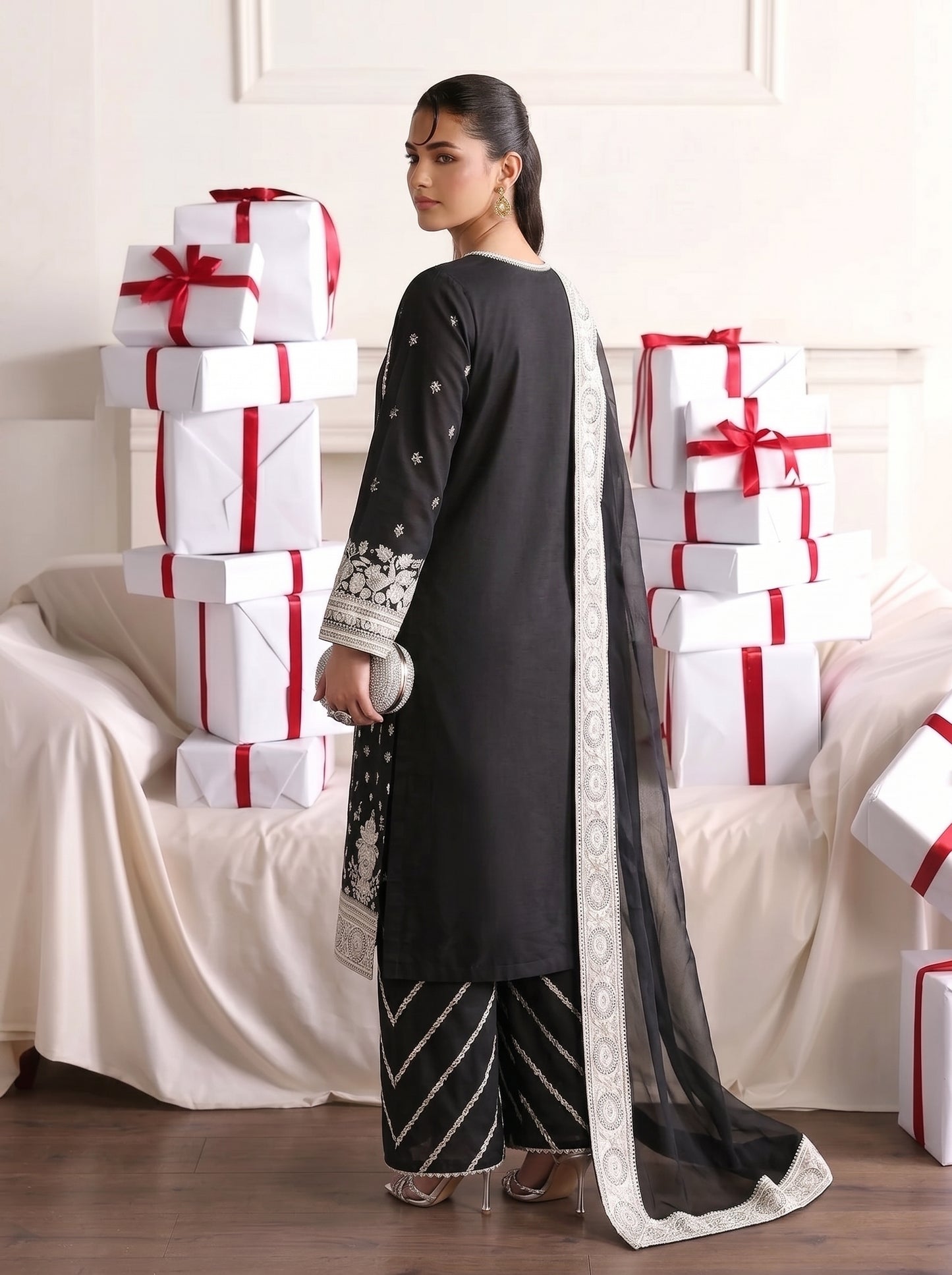 Dilbar Embroidered - 3pc