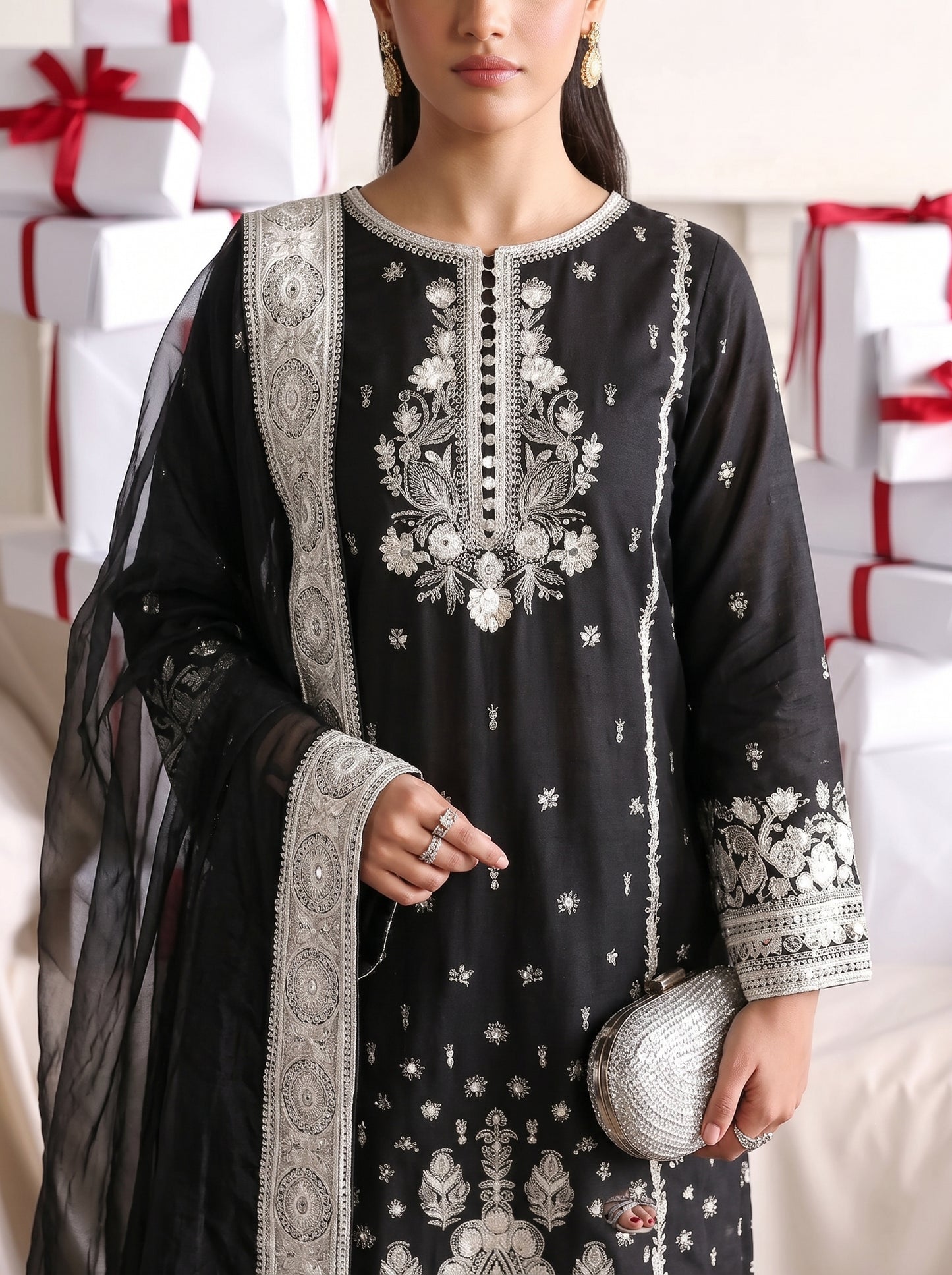 Dilbar Embroidered - 3pc