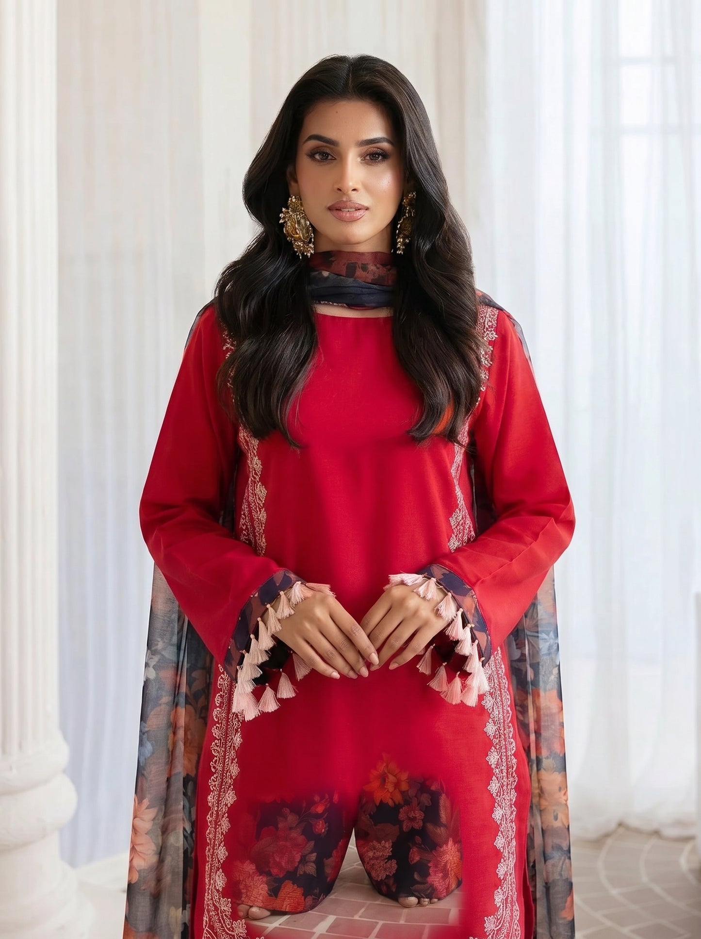 Laleh Embroidered -3pc