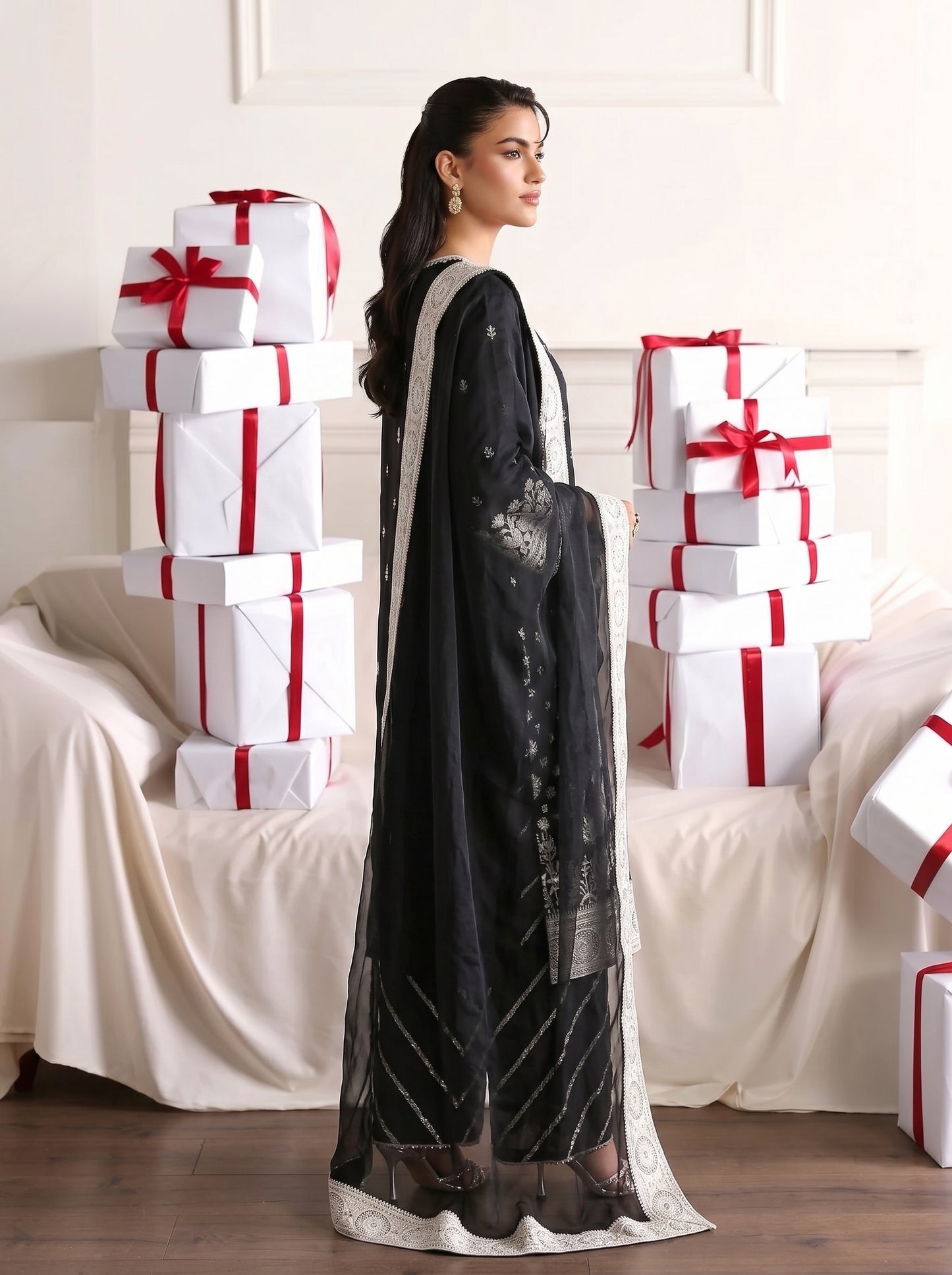 Dilbar Embroidered - 3pc