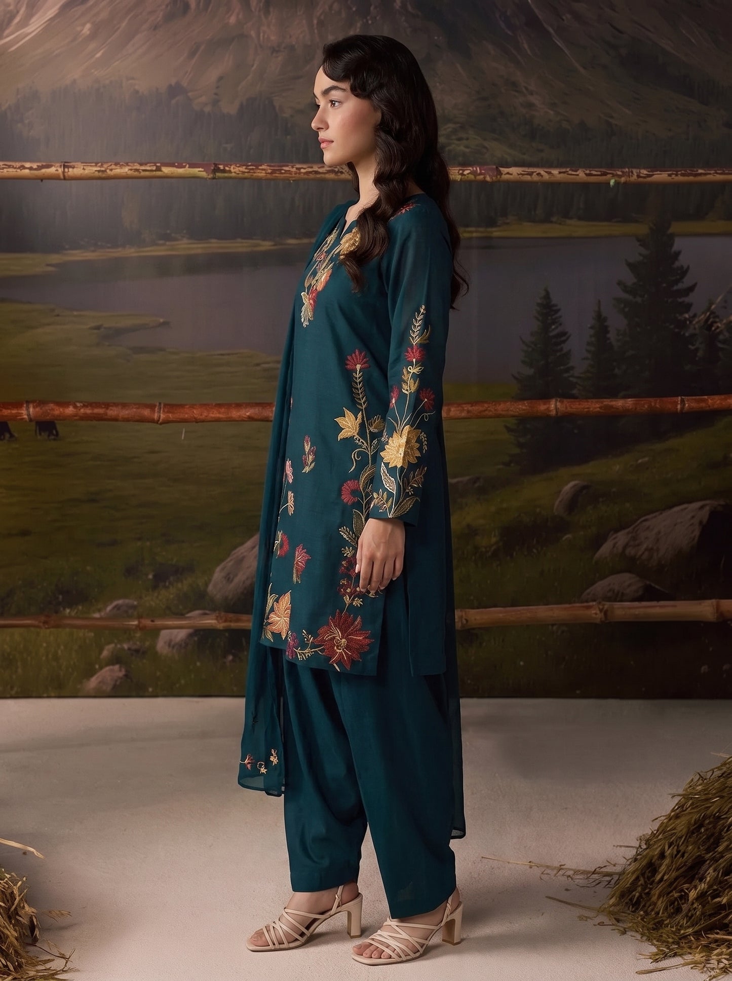 Fizzah Embroidered -3pc