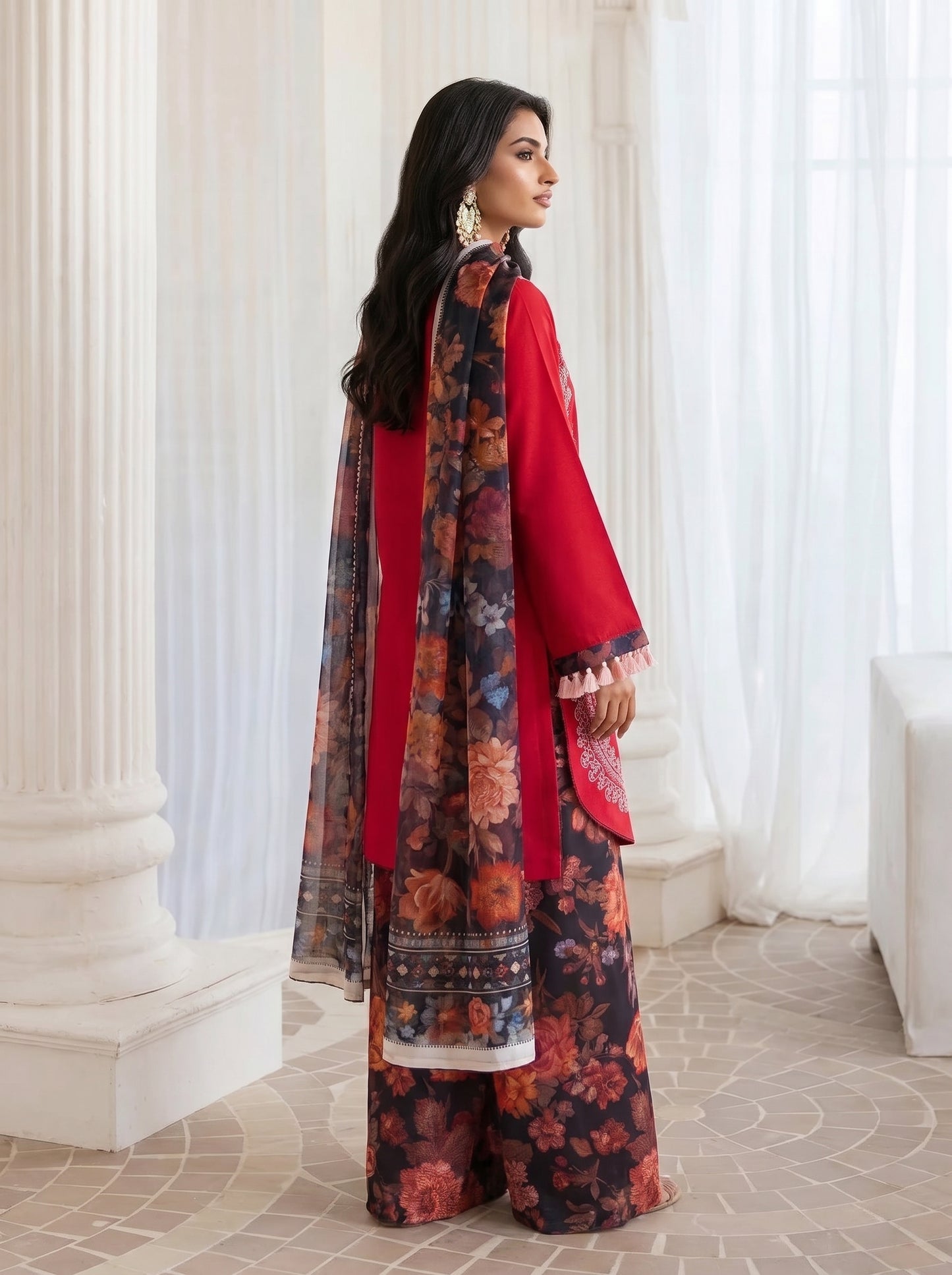 Laleh Embroidered -3pc