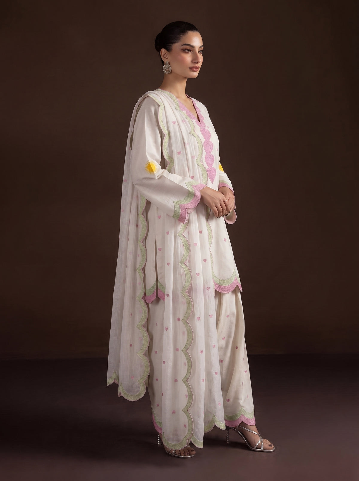 Sahiba White - 3pc