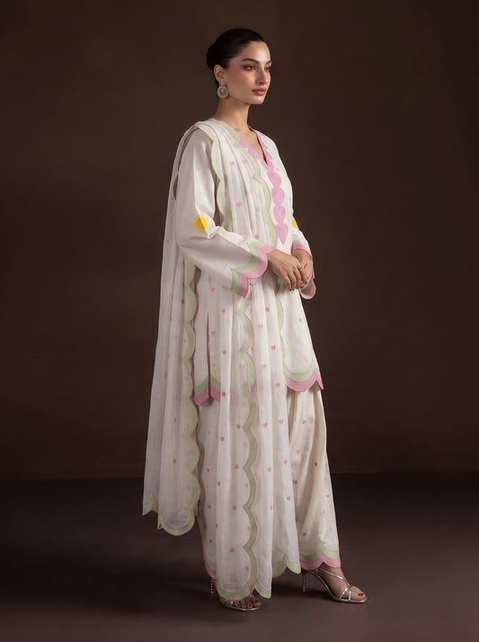 Sahiba White - 3pc