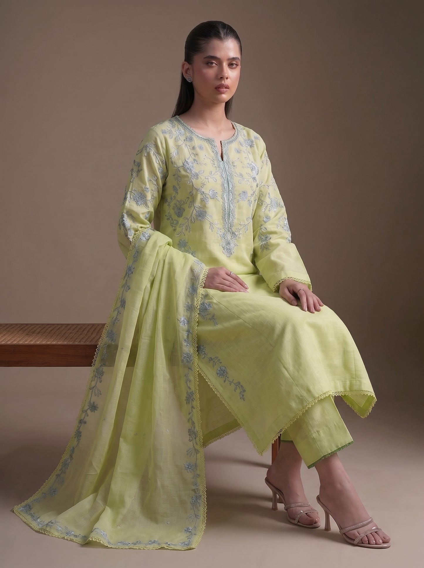 Neemal Embroidered-3pc
