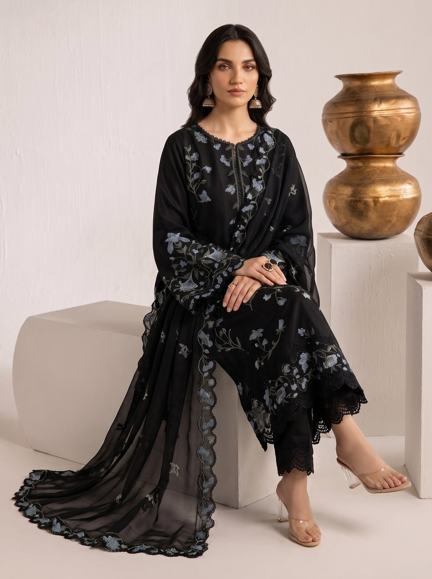 Haseen Embroidered-3pc