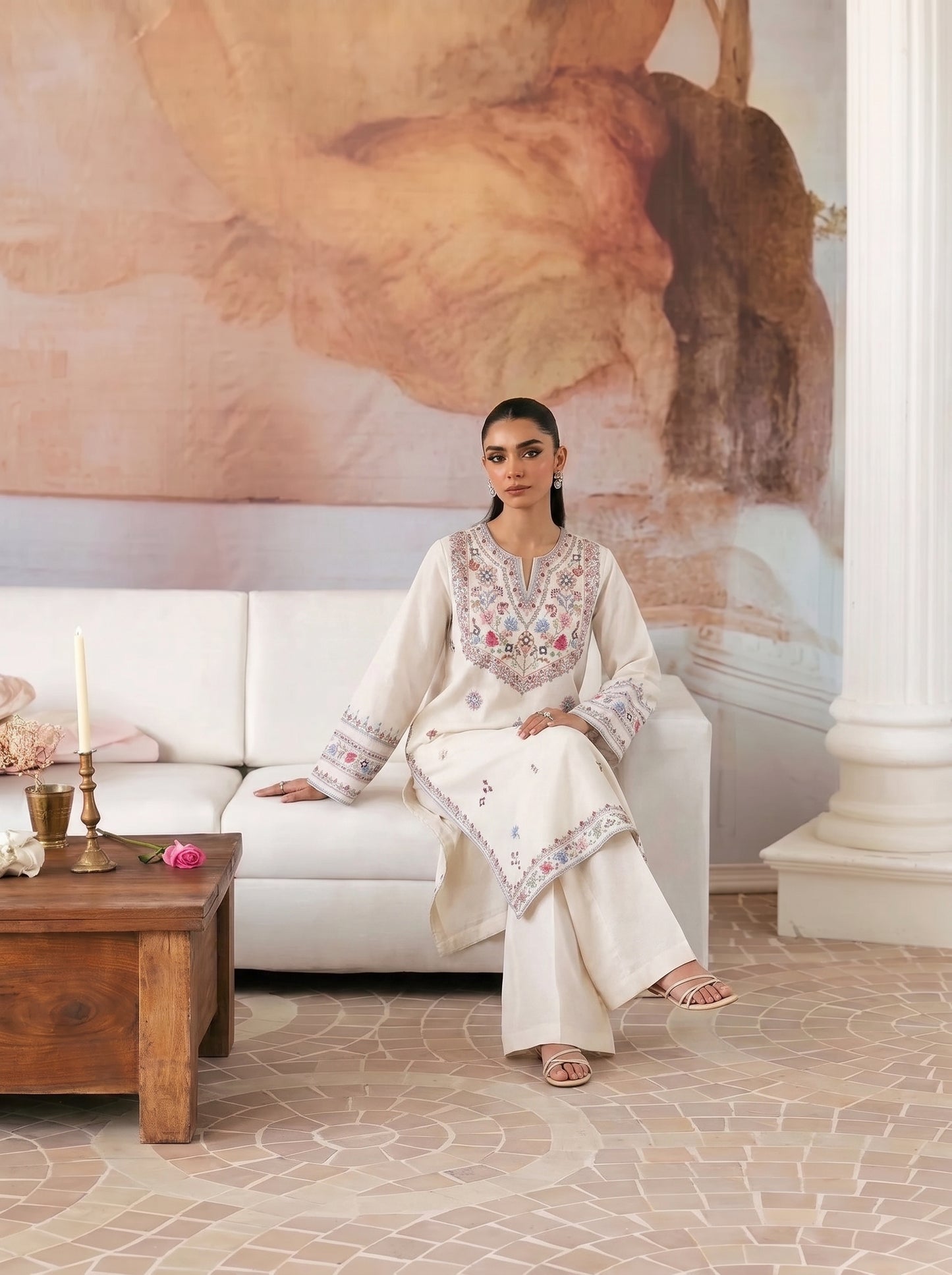 Firdous Embroidered -2pc