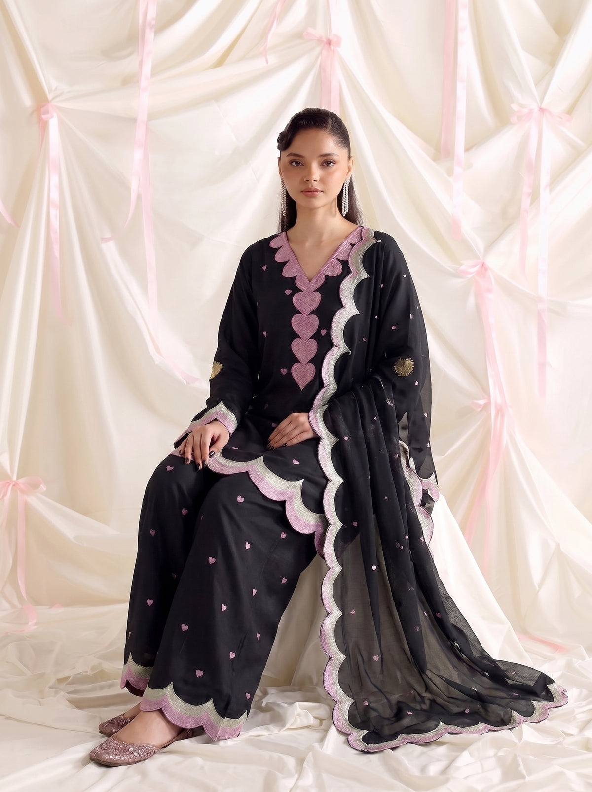 Sahiba Black - 3pc