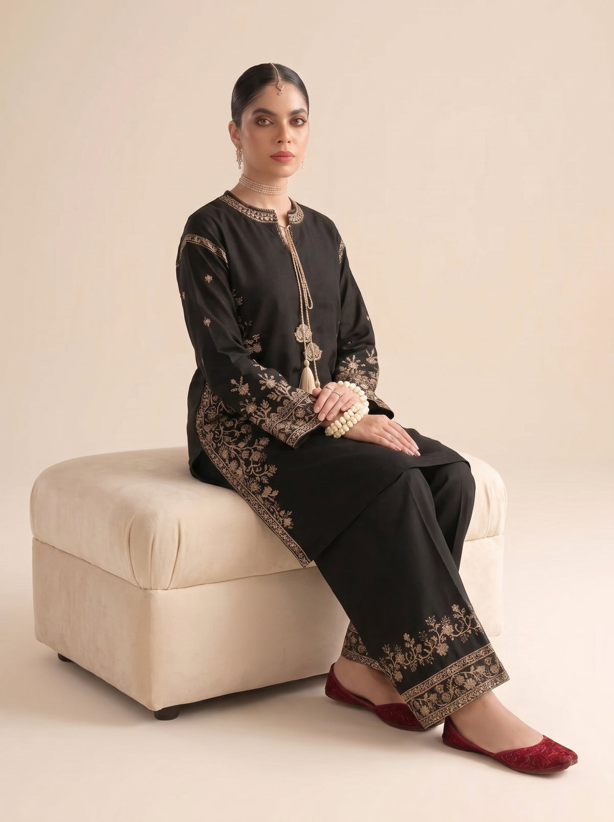 Sajal Embroidered -2pc