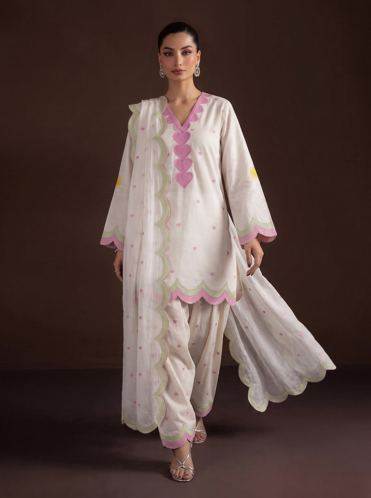 Sahiba White - 3pc