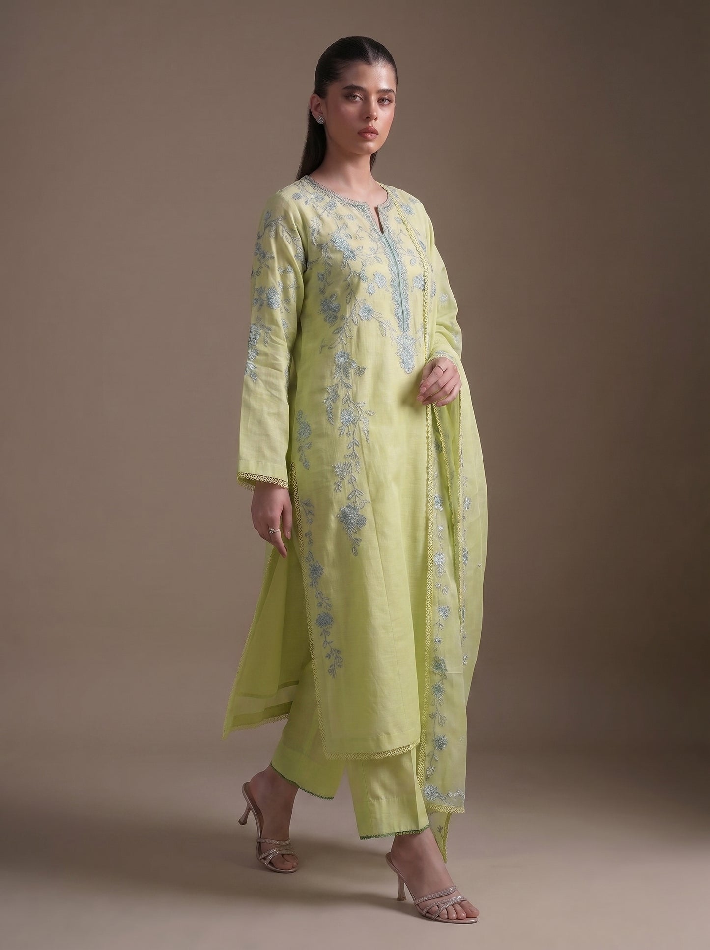 Neemal Embroidered-3pc