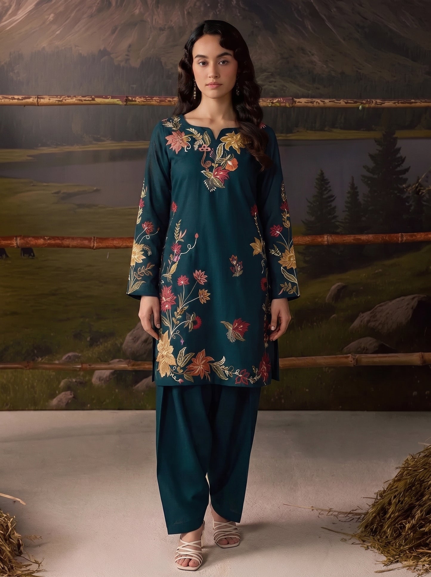 Fizzah Embroidered -3pc