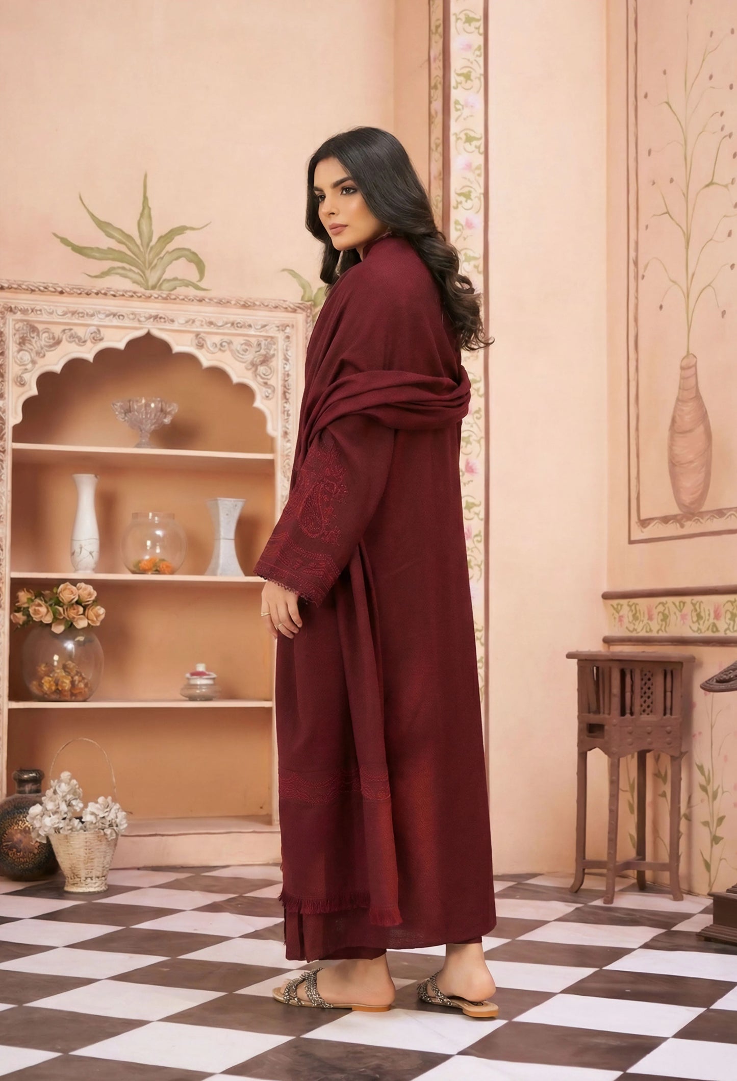 Mehroo Embroidered 3pcs