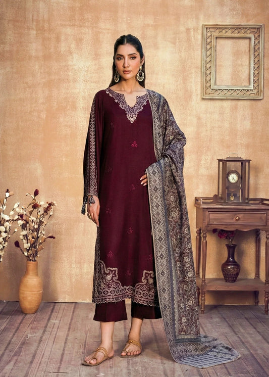 Mannat Embroiderd 3pc