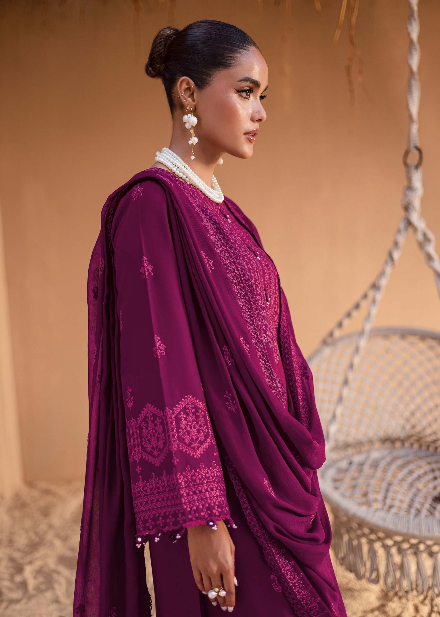 Ava Embroidered - 3pc