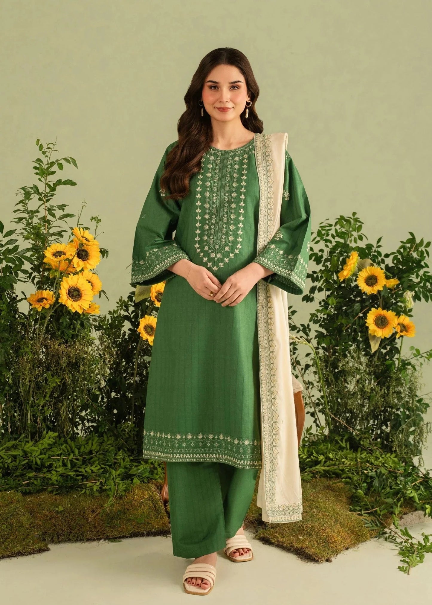 Zarnab Embroidered 3pc