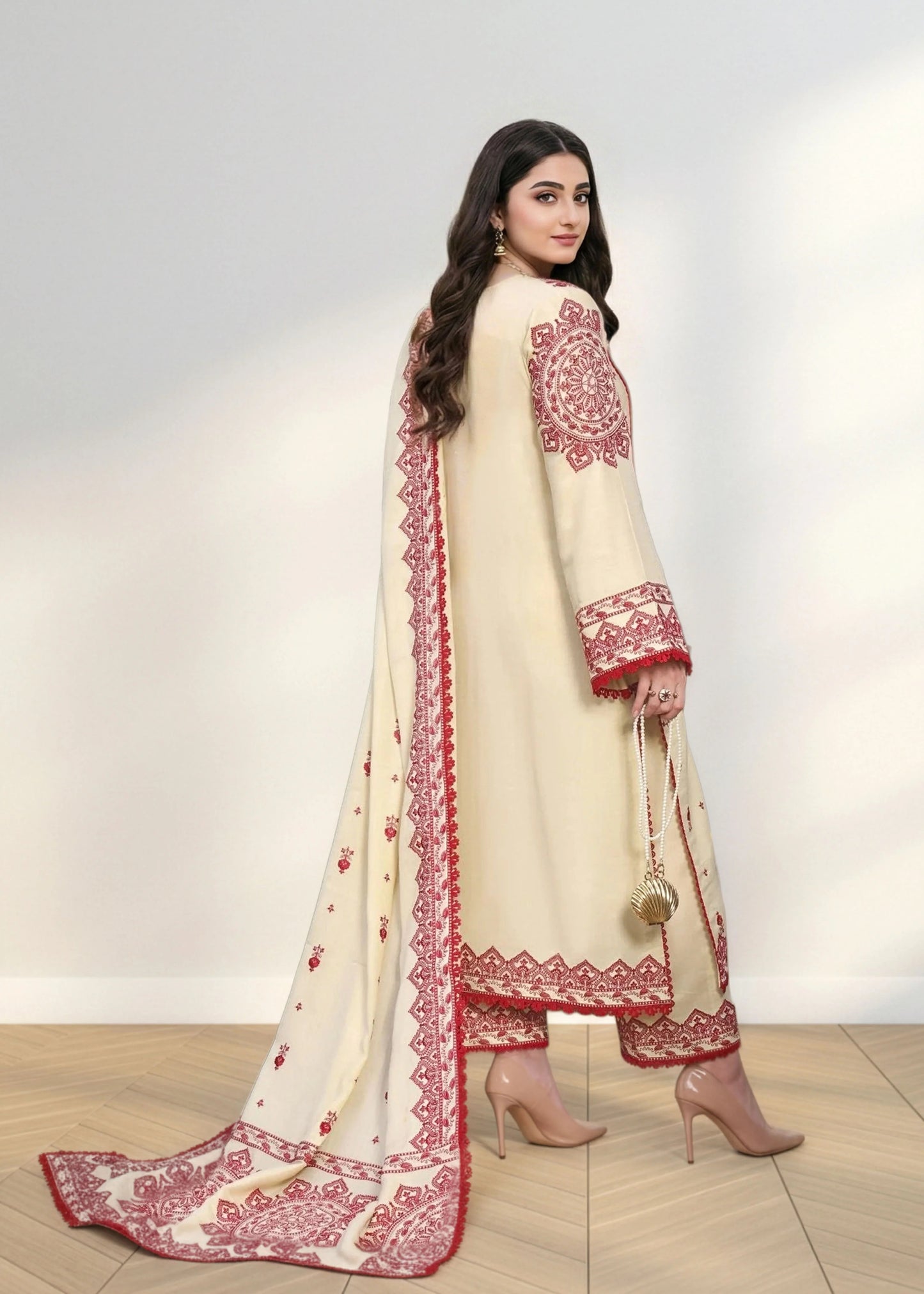 Sairah Embroidered 3pc