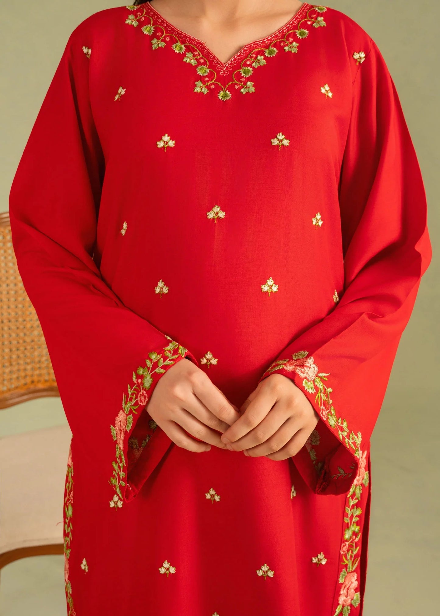 Nehal Embroidered 3pc