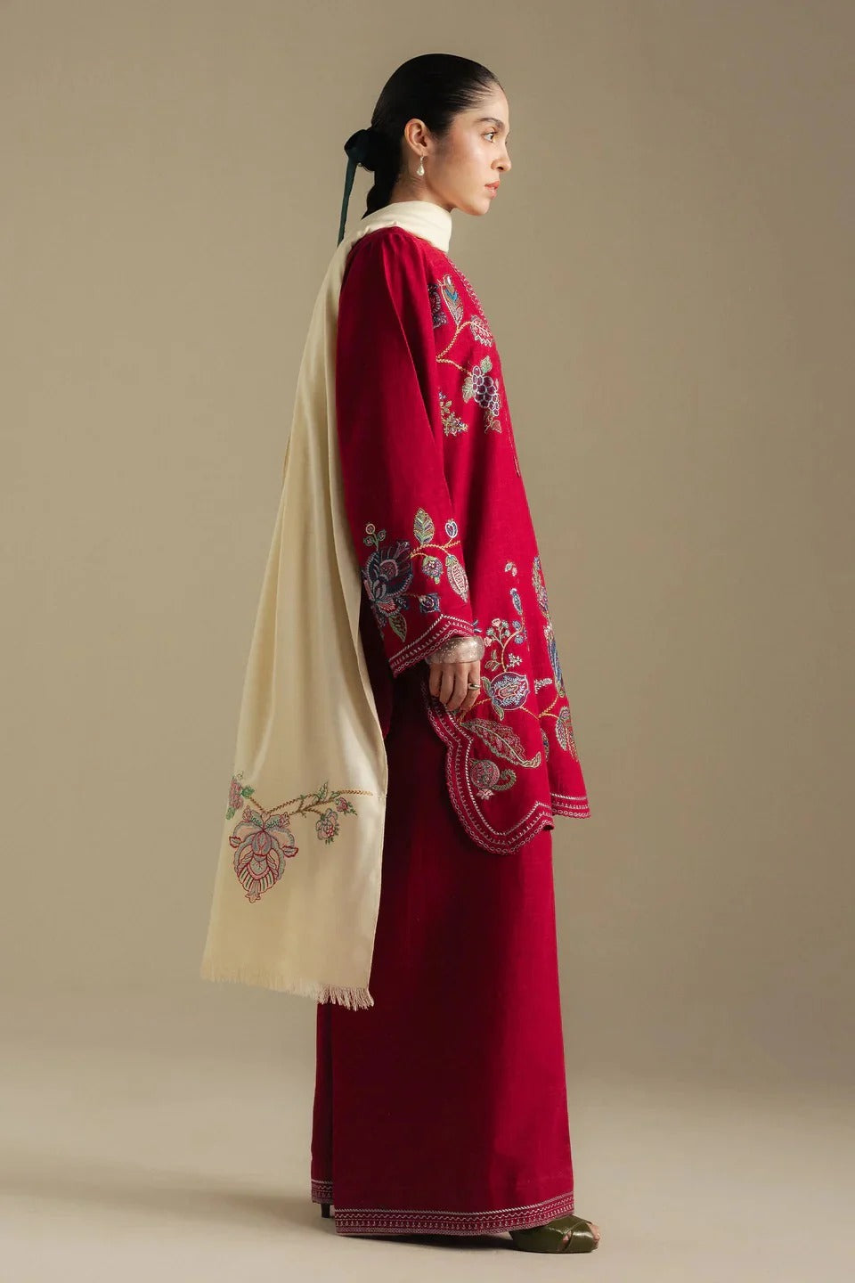 Zarposh Embroidered 3pc