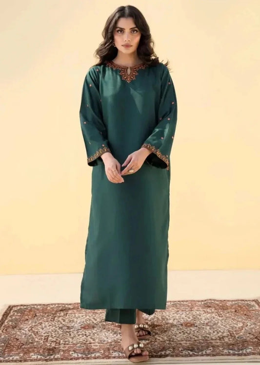 Sara pocket Embroidered 2pc