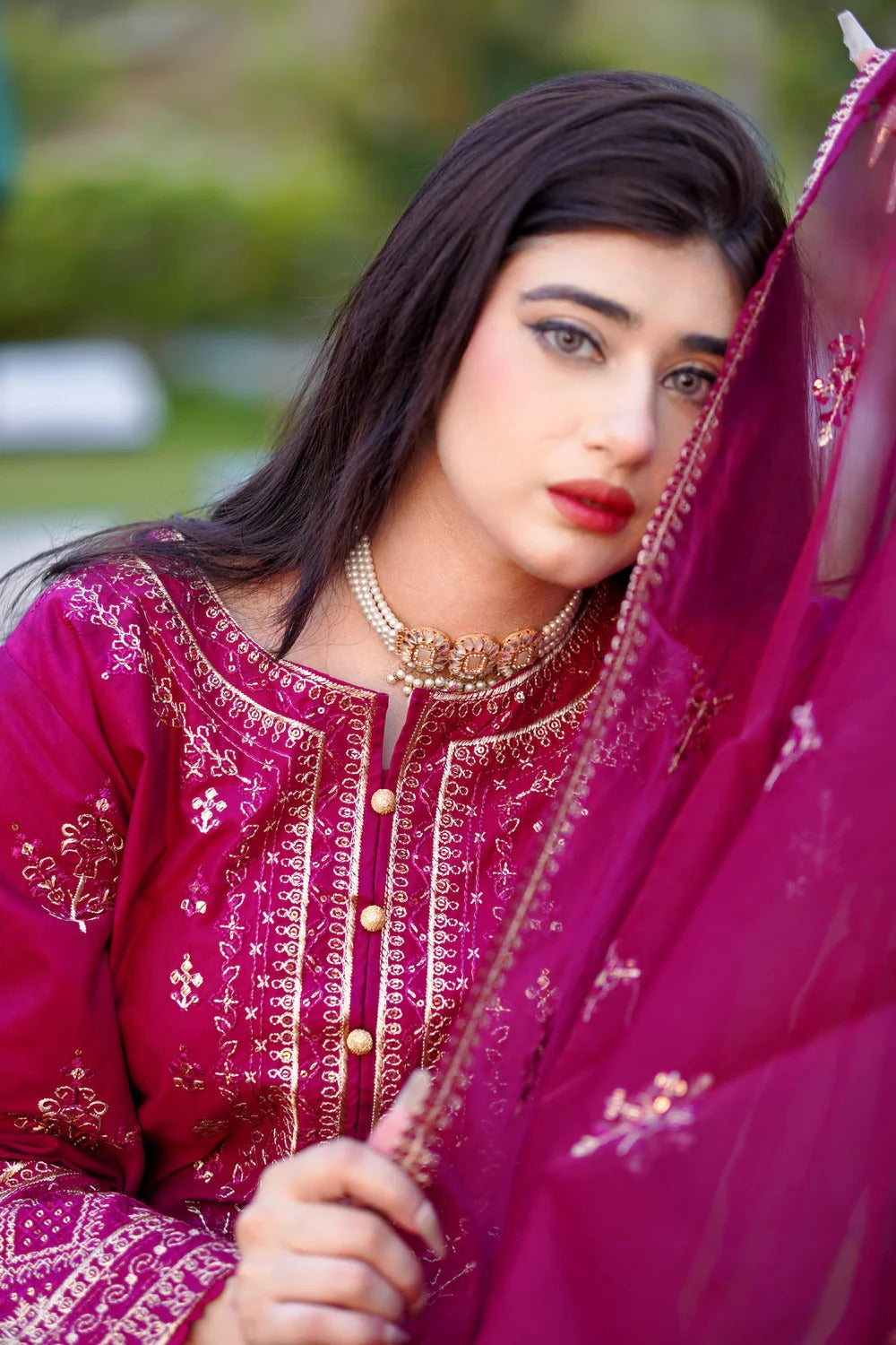 Mayal Embroidered 3pc