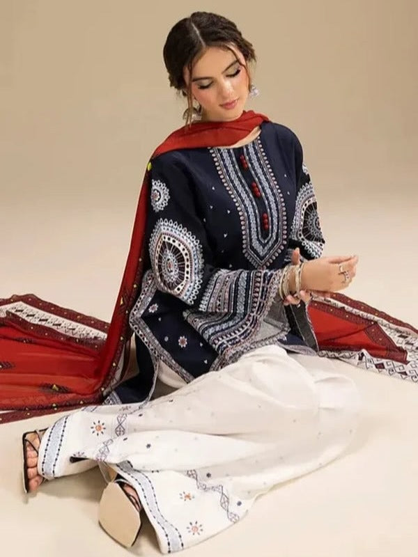 Roha Embroidered 3pc