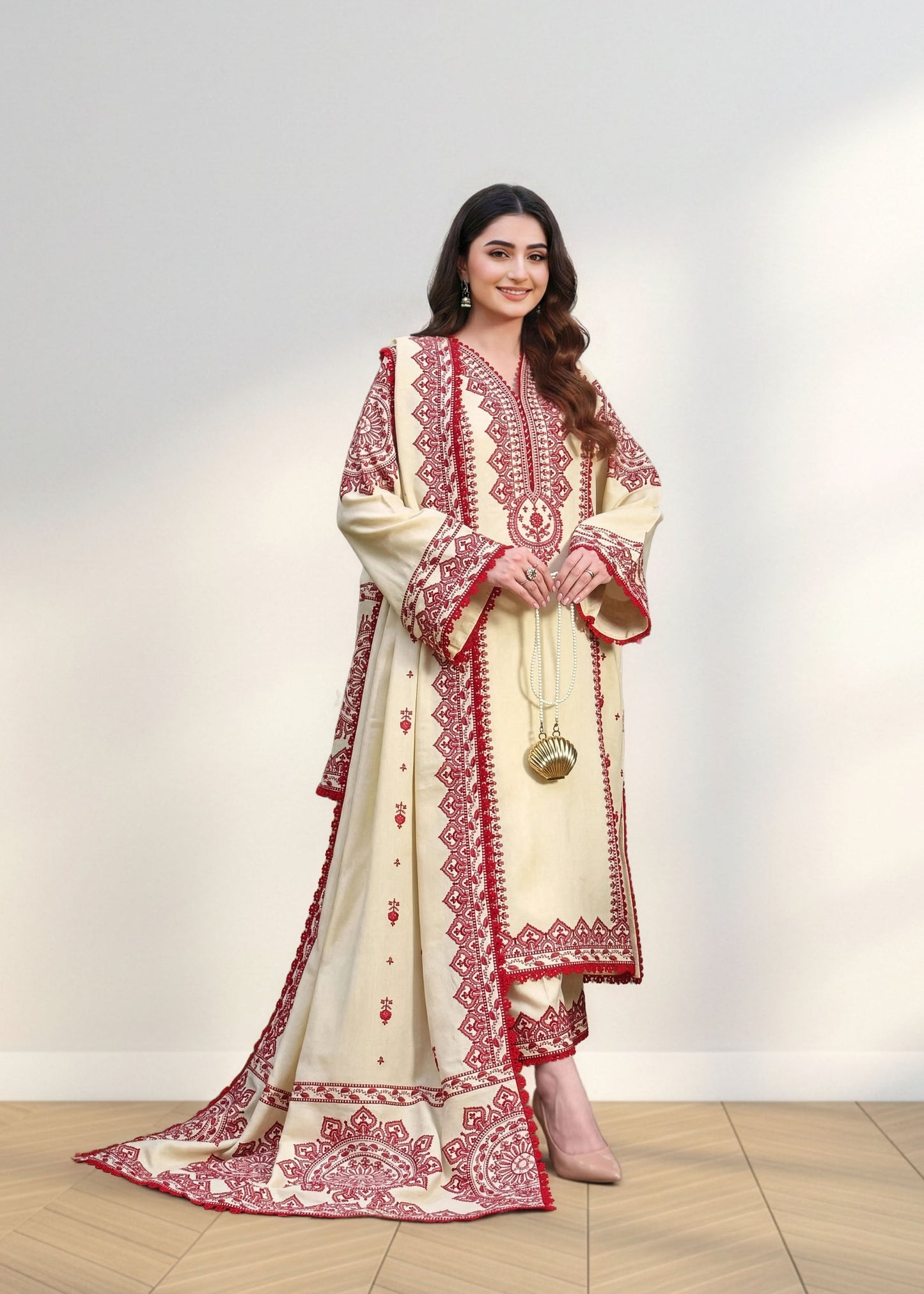 Sairah Embroidered 3pc