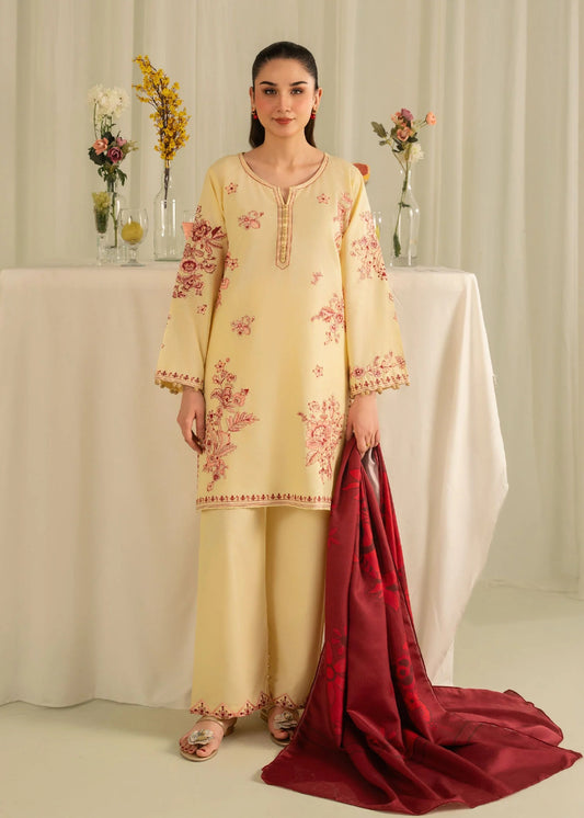 Zawiya Embroidered 3pc