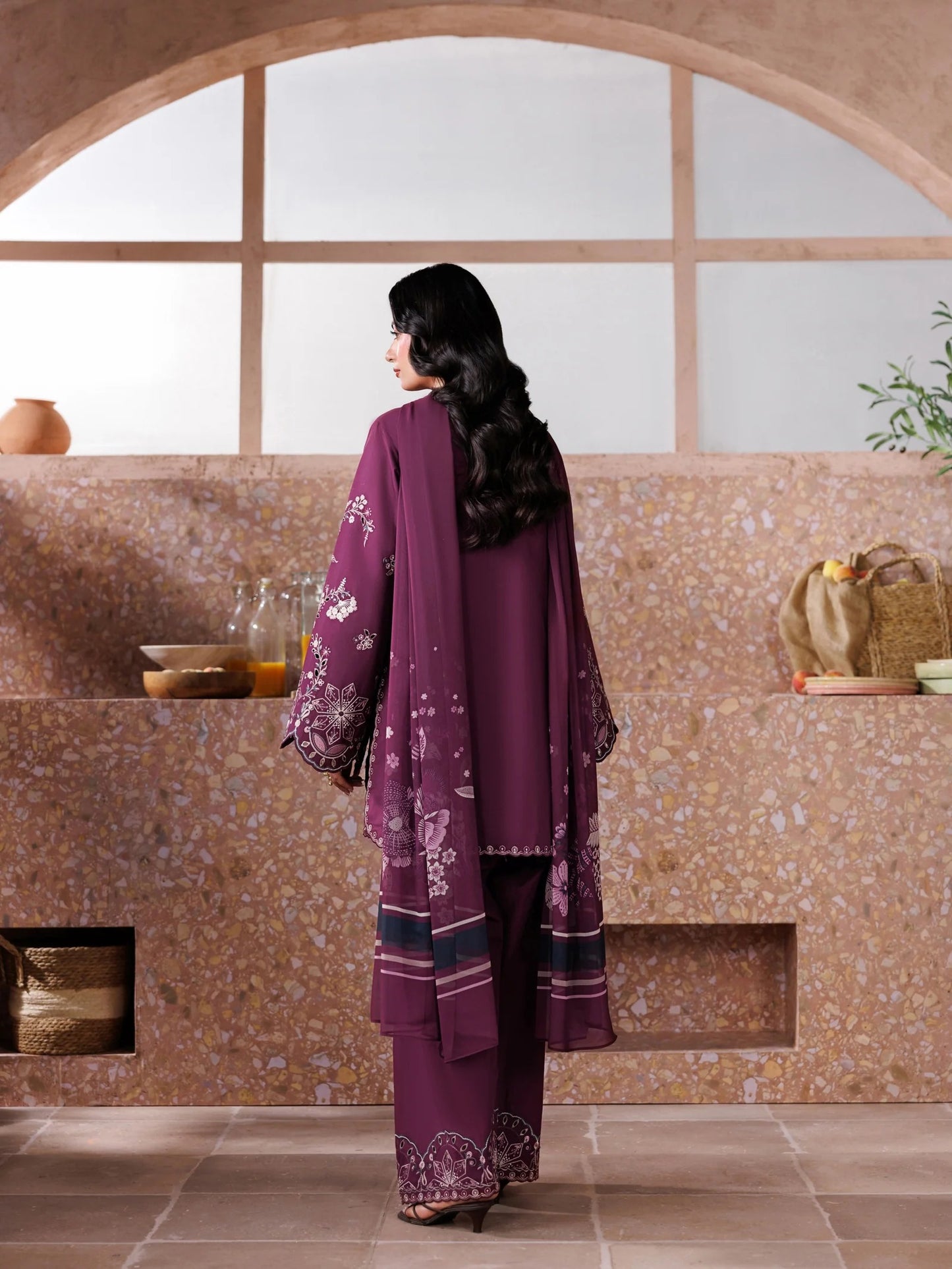 Zohra Embroidered -3pc