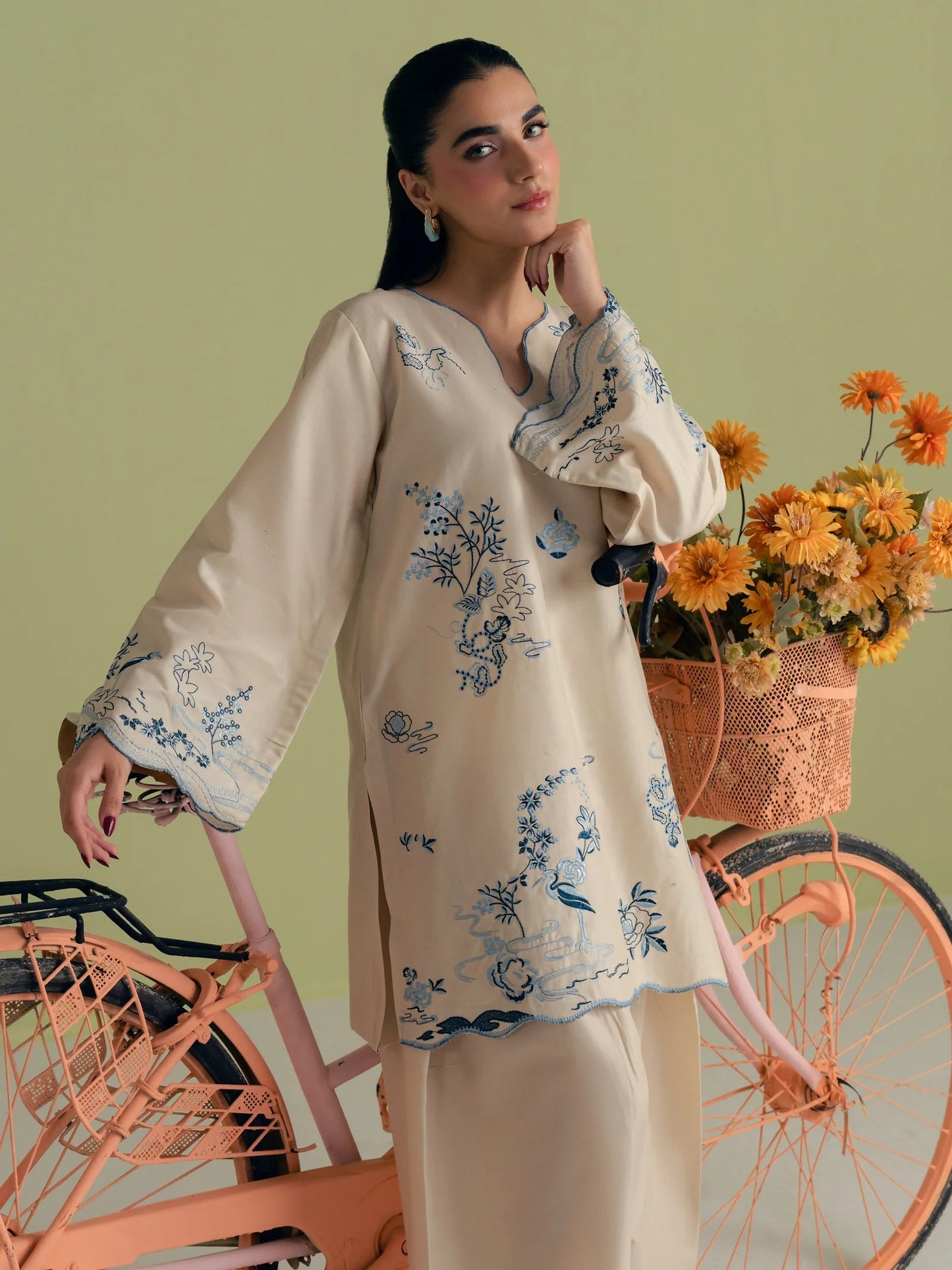 Aabroo Embroidered 2pc