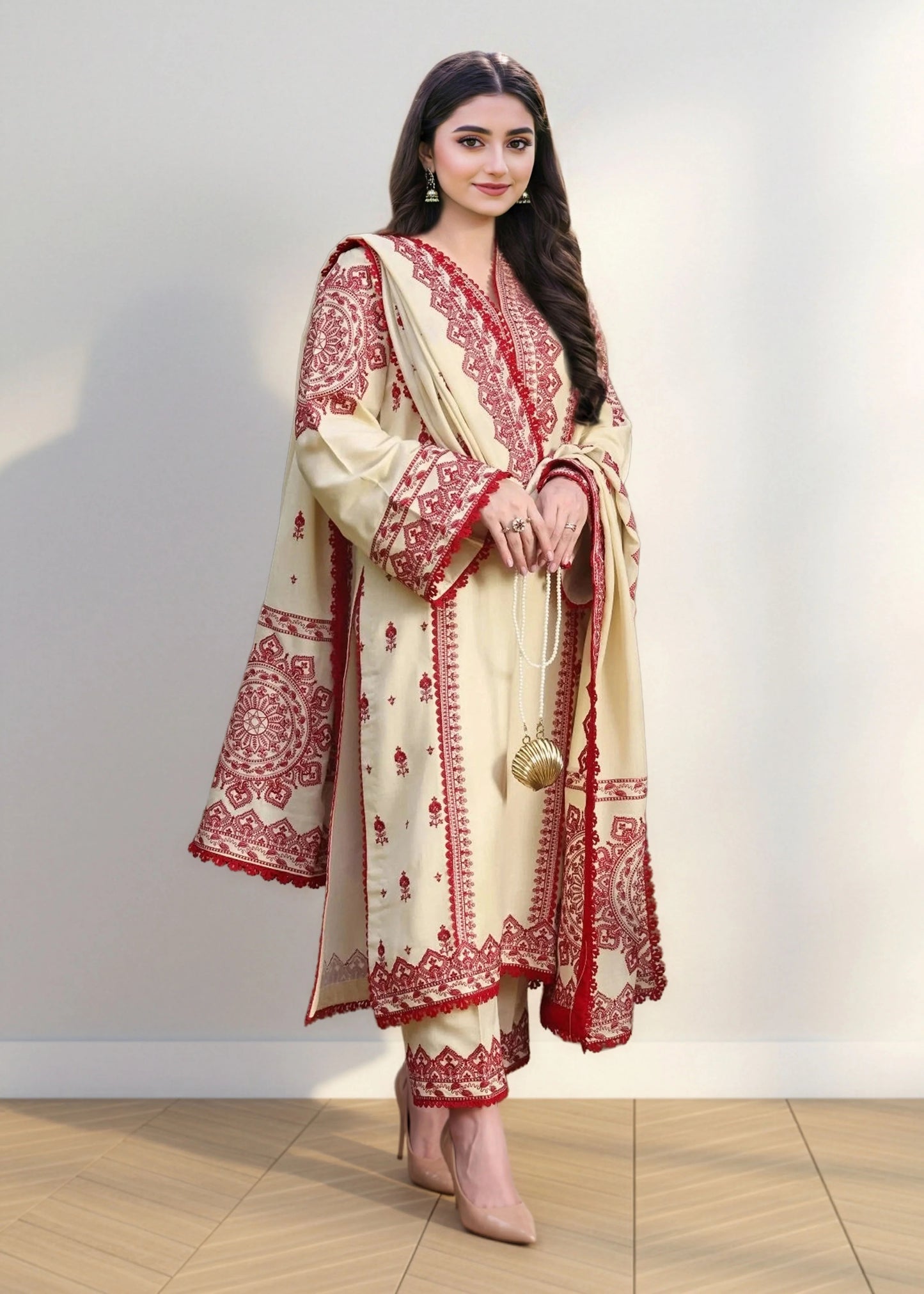 Sairah Embroidered 3pc