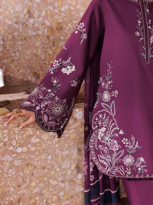 Zohra Embroidered -3pc